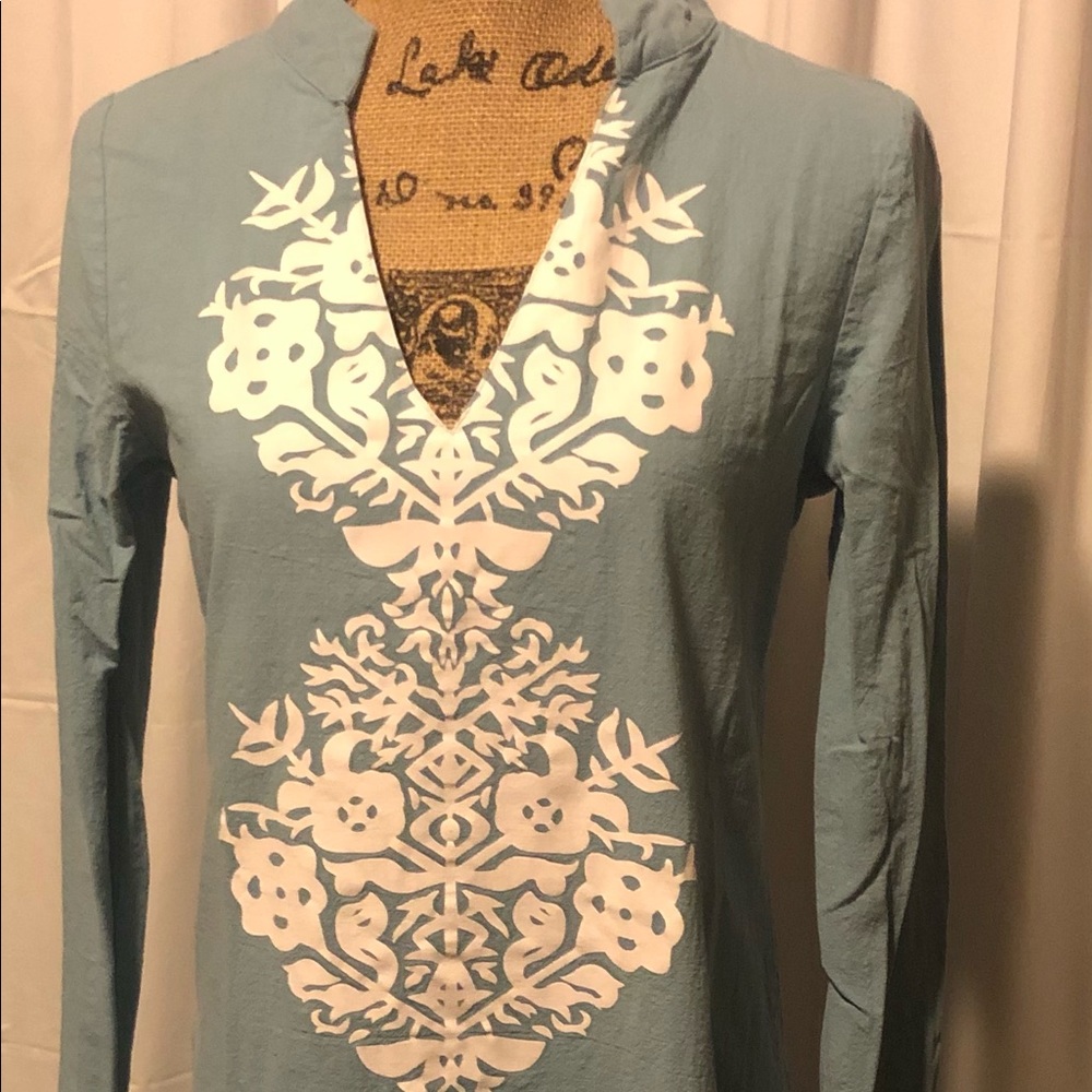 Full Length Kaftan with Floral Design